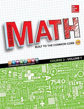 portada Glencoe Math, Course 2, Student Edition, Volume 1 (Math Applic & Conn Crse) (en Inglés)