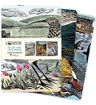 portada Angela Harding set of 3 Midi Notebooks – Wildlife (Midi Notebook Collections) (en Inglés)