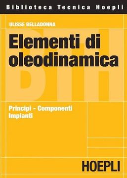 portada Elementi Di Oleodinamica.(biblioteca Tecnica Hoepli) (en Italiano)