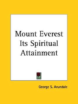 portada mount everest its spiritual attainment (en Inglés)