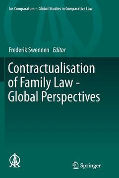 portada Contractualisation of Family Law - Global Perspectives (en Inglés)