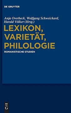 portada Lexikon, Varietät, Philologie (in German)