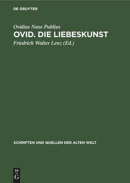 portada Ovid. Die Liebeskunst (in German)