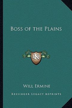 portada boss of the plains (en Inglés)