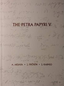 portada The Petra Papyri V (en Inglés)