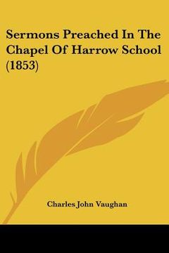 portada sermons preached in the chapel of harrow school (1853)