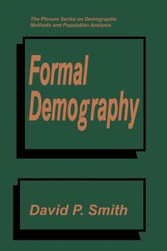 portada Formal Demography (in English)