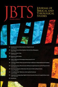 portada Journal of Biblical and Theological Studies, Issue 4.2 (en Inglés)