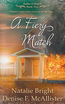 portada A Fiery Match: A Christian Western Romance Series (Rafter o Ranch) 