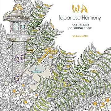 portada Japanese Harmony Coloring Book: Anti-Stress Coloring Book (in English)