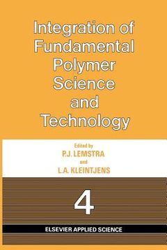 portada Integration of Fundamental Polymer Science and Technology-4 (en Inglés)