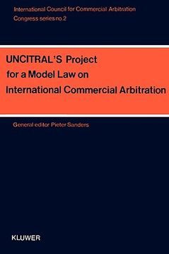 portada congress series: uncitral's project for a model law vol 2 (en Inglés)