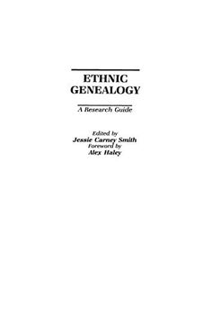 portada Ethnic Genealogy: A Research Guide (en Inglés)