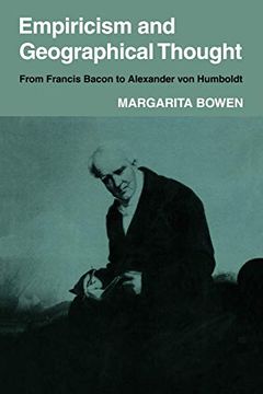 portada Empiricism and Geographical Thought: From Francis Bacon to Alexander von Humbolt (Cambridge Geographical Studies) (in English)