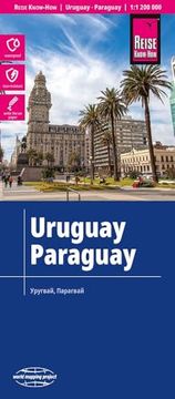 portada Reise Know-How Landkarte Uruguay, Paraguay (1: 1: 200. 000) (en Inglés)