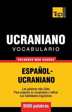 portada Vocabulario español-ucraniano - 9000 palabras más usadas