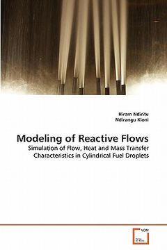 portada modeling of reactive flows (en Inglés)