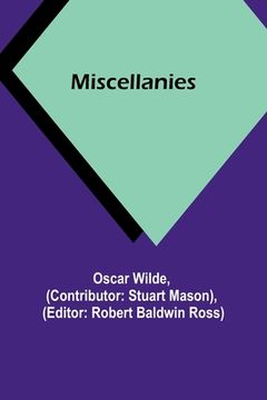 portada Miscellanies (en Inglés)