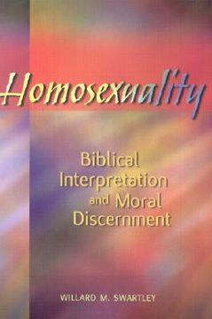 portada homosexuality: biblical interpretation and moral discernment