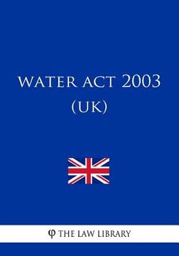 portada Water Act 2003 (UK) (en Inglés)
