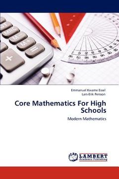 portada core mathematics for high schools (en Inglés)