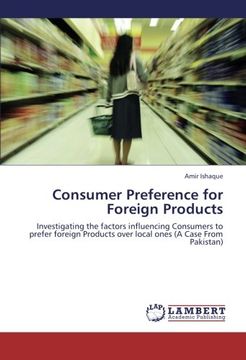 portada consumer preference for foreign products (en Inglés)