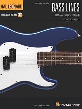 portada Matt Scharfglass: Bass Lines - hal Leonard Bass Method (Bass Instruction) (en Inglés)