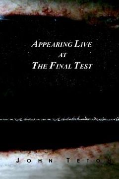 portada appearing live at the final test (en Inglés)