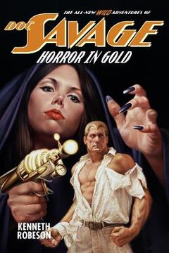 portada doc savage: horror in gold (en Inglés)