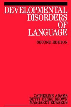 portada developmental disorders of language (en Inglés)
