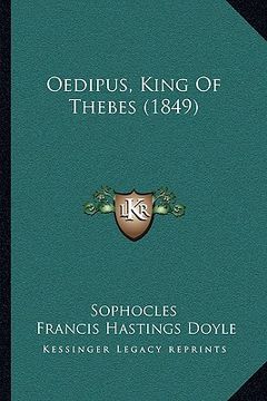 portada oedipus, king of thebes (1849)