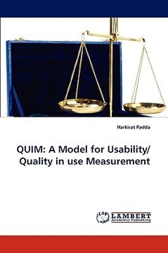 portada quim: a model for usability/quality in use measurement (en Inglés)