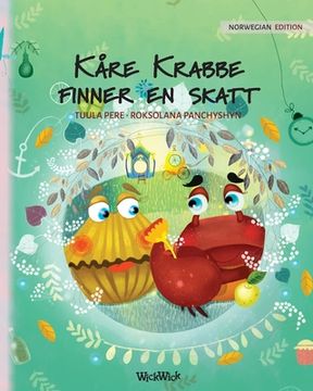 portada Kåre Krabbe finner en skatt: Norwegian Edition of Colin the Crab Finds a Treasure (en Noruego)