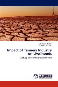portada impact of tannery industry on livelihoods (en Inglés)
