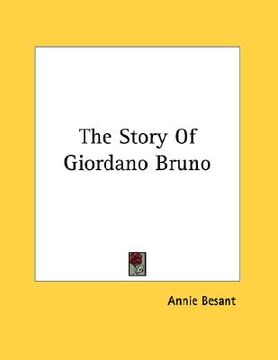 portada the story of giordano bruno (en Inglés)
