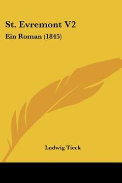 portada st. evremont v2: ein roman (1845) (in English)