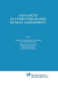 portada Advances in Computer-Based Human Assessment (in English)