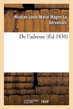 portada De L'adresse (Littérature) (en Francés)