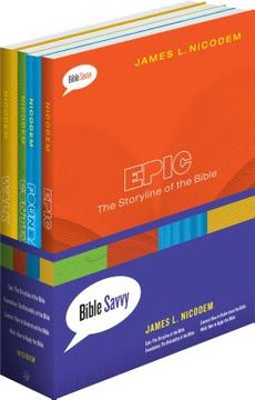 portada bible savvy set of 4 books (in English)