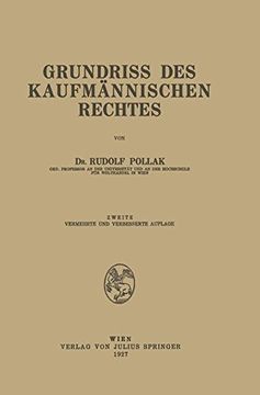 portada Grundriss des Kaufmännischen Rechtes