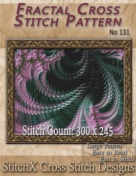 portada Fractal Cross Stitch Pattern - No. 131 (en Inglés)