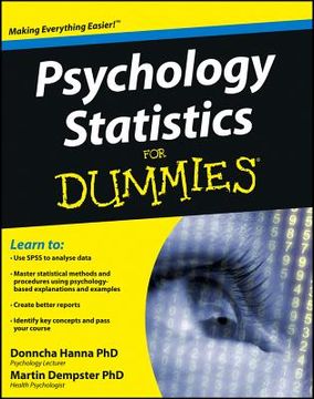 portada psychology statistics for dummies