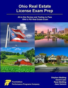 portada Ohio Real Estate License Exam Prep: All-in-One Review and Testing to Pass Ohio's PSI Real Estate Exam (en Inglés)