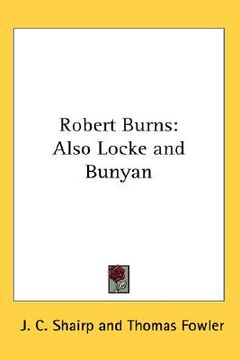 portada robert burns: also locke and bunyan (en Inglés)
