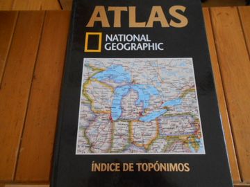 portada Atlas. National Geographic. Índice de Topónimos.