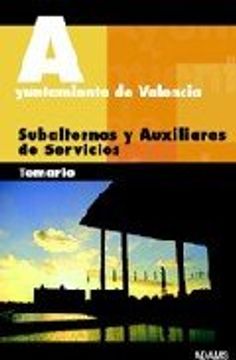 portada Subalternos y Auxiliares de Servicios Ayuntamiento de Valencia: T Emario