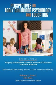 portada Perspectives on Early Childhood Psychology and Education Vol 7.2: Helping Stakeholders Promote Behavioral Outcomes in Early Childhood (en Inglés)