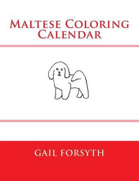 portada Maltese Coloring Calendar (in English)