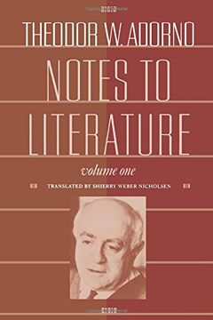 portada Notes to Literature, Volume 1 