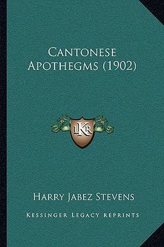 portada cantonese apothegms (1902)
